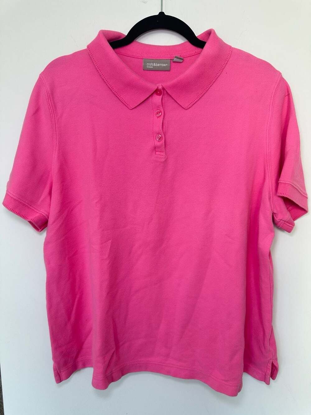 Bundle Croft & Barrow Woman Pink Short Sleeve Polo Shirt 2X - Picture 2 of 9